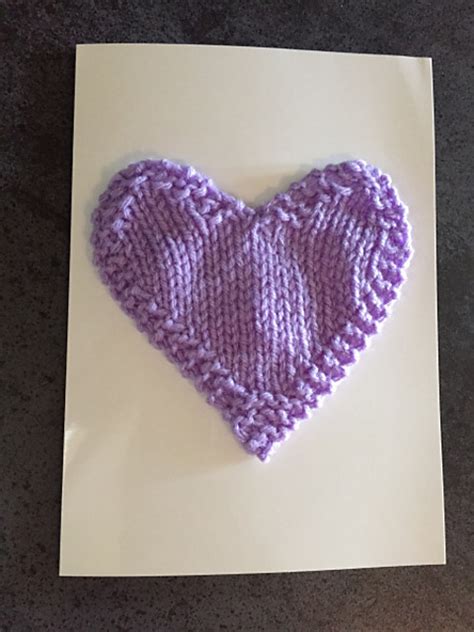 Ravelry Flat Valentine Heart Pattern By The Knit Guru