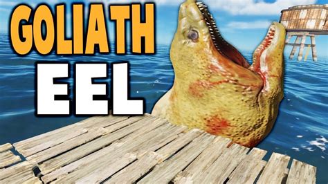 Hunting The Goliath Eel Stranded Deep Boss Mission Gameplay Youtube