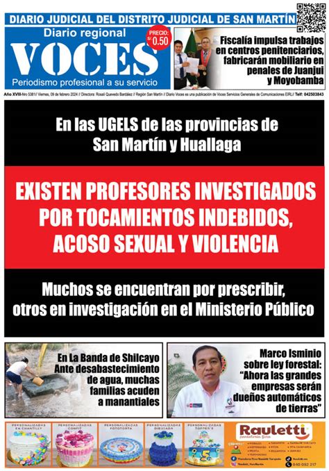 Diario Digital Viernes 09 De Febrero 2024 Diario Voces