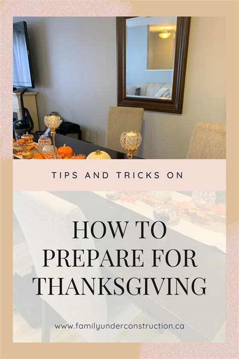 How To Prepare For Thanksgiving Fuc