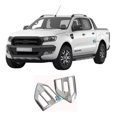 Juego X 2 Cubre Branquias Cromadas Ford Ranger 2016 2017 2018 2019