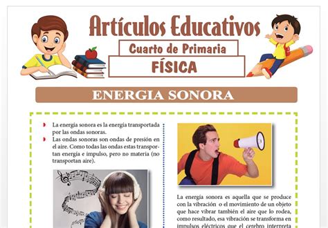 Física Para Cuarto de Primaria Articulos Educativos