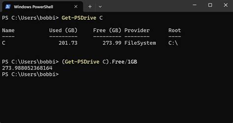 How To Get Free Disk Space In Powershell With Example Collecting Wisdom