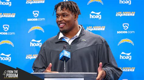 From The Podium Three Takeaways Chargers OL Zion Johnson Talks