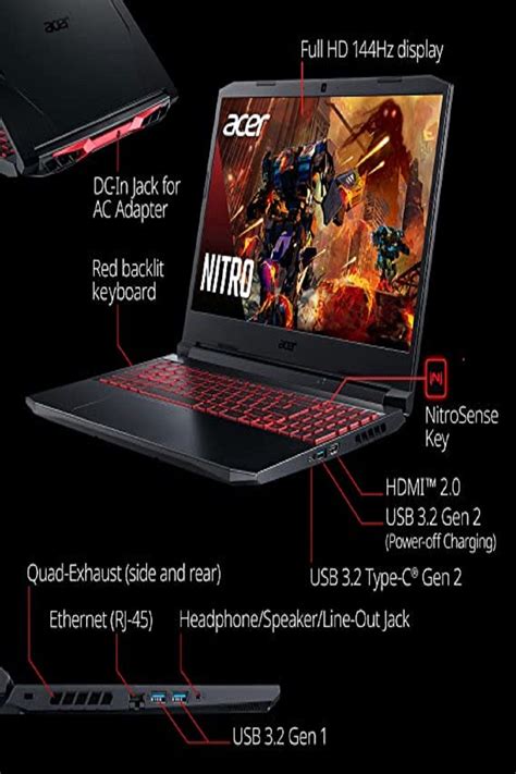 Acer Nitro An Td Gaming Laptop Artofit