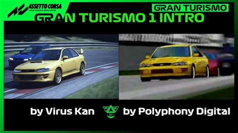 GRAN TURISMO 1 PSX Intro Hecha Con Assetto Corsa YouTube