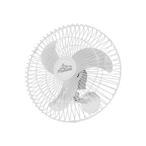 Ventilador De Parede Oscilante Cm Branco Premium Venti Delta