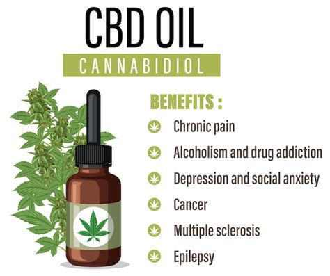 Free Vector Benefits Of Cbd For Physical Health Diagram