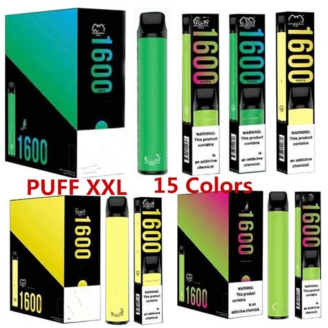 Disposable Vape Puff Xxl Max 1600puffs 1000mah 6 5ml Puff Bars Flow