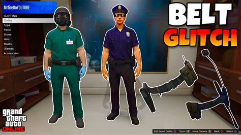 NEW HOW TO GET COP BELT PARAMEDIC OUTFIT IN GTA 5 ONLINE 1 66 NO