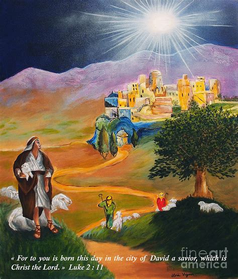 Our Savior is Born Painting by Lois Viguier - Pixels