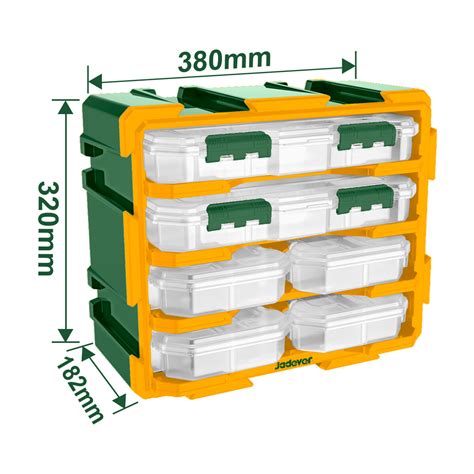 Caja Organizadora 6 Gavetas Transparentes Jadever Ferretería Arocena