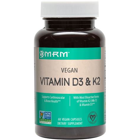 Mrm Vegan Vitamin D3 And K2 60 Vegan Capsules U Fitnutrition