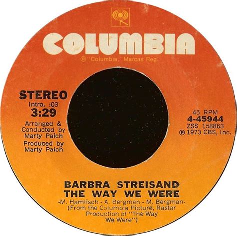 Barbra Streisand The Way We Were Releases Discogs