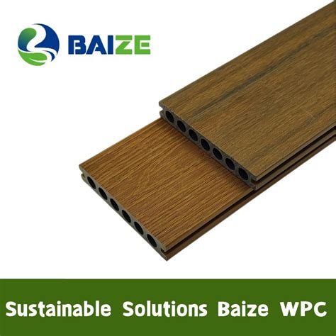 New Technology Co Extrusion No Gap WPC Composite Exterior Flooring