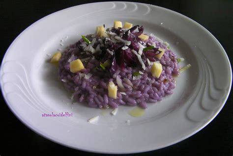 Risotto Al Cavolo Viola Con Cubotti Di Mela Golden Cavolo Agro E