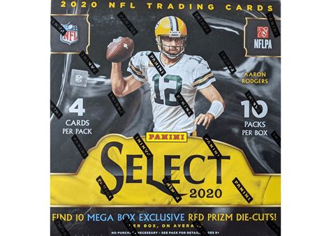 Panini Select Football Mega Box Sealed Froggers House Of Cards