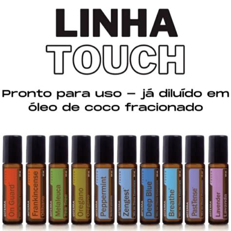 Linha Touch doTERRA Óleo de coco fracionado Doterra Óleos