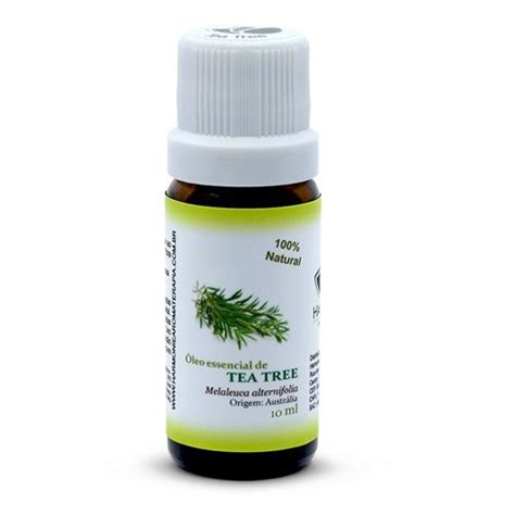 Óleo Essencial de Tea Tree Melaleuca 10 ml Melaleuca alternifolia