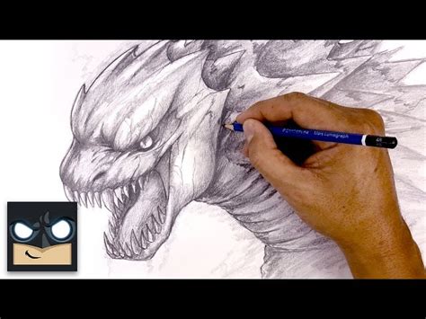 How To Draw Godzilla | Sketch Tutorial - Videos For Kids