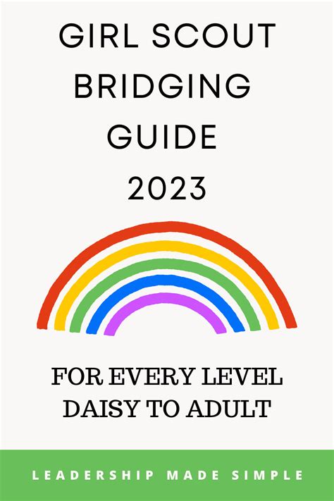 The 2021 Girl Scout Bridging Ceremony Guide For All Levels Artofit