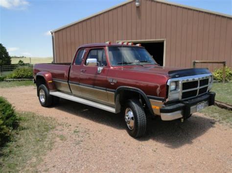 Buy Used 1993 Dodge Ram 350 Club Dually Cummins Diesel 4x4 Nv4500 Banks