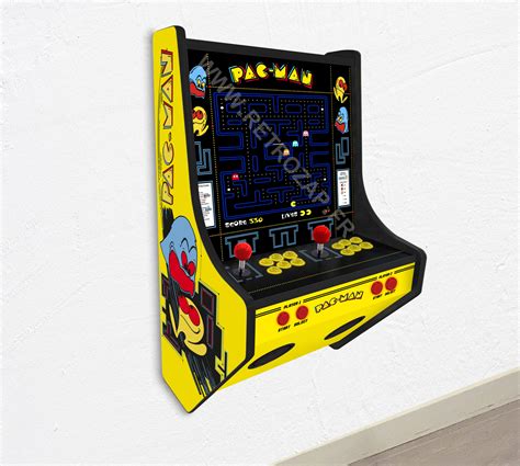 Borne D Arcade Murale Pouces Pac Man Retrozap