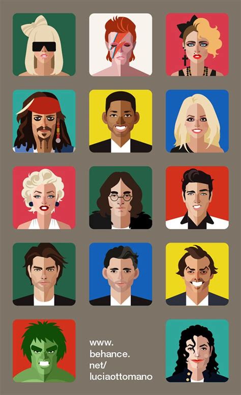 Famous People on Behance | Illustration art design, Illustration ...