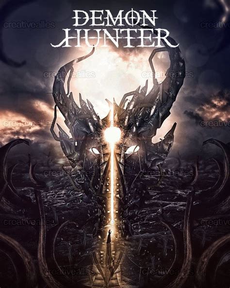 Demon Hunter Poster By Designations Jean Michel On