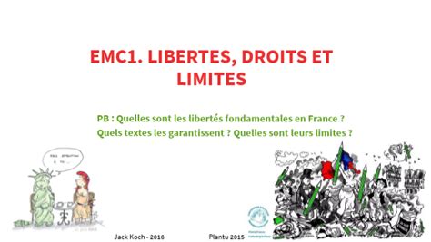 Emc1 Libertés Droits Et Limites