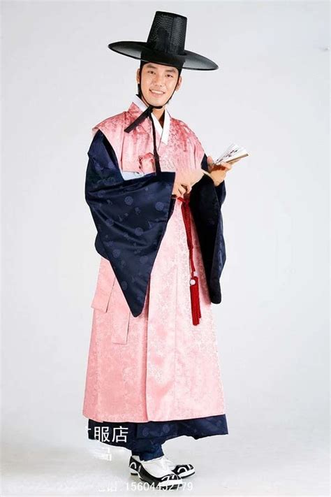 Silk Orthodox Korean Traditional Costume Men Korean Royal Wedding