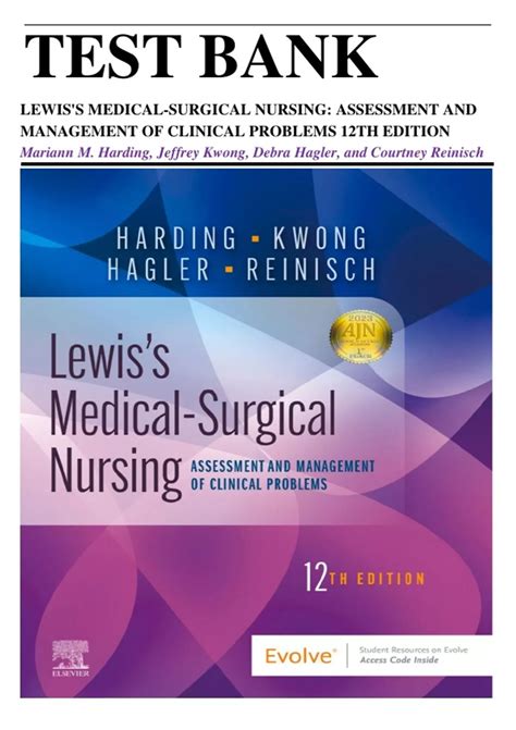 Test Bank For Lewis Medical Surgical Nursing Th Edition Harding