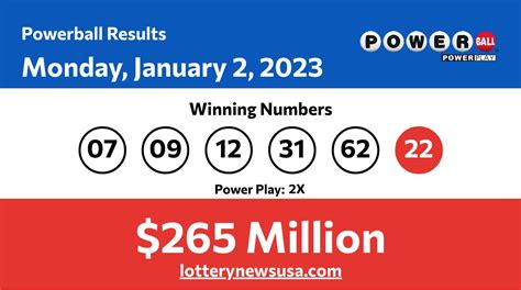 Powerball Results For 010223 Did Anyone Win The Powerball Jackpot