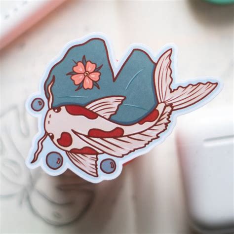 Koi Stickers Etsy