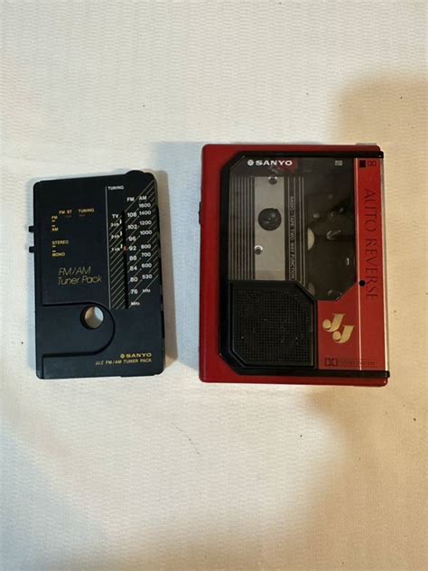 【やや傷や汚れあり】【sanyo】mr JjⅡ Vintage Portable Cassette Player サンヨー ポータブル