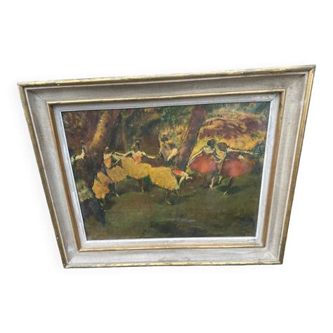 Huile Sur Toile Danseuses Selency
