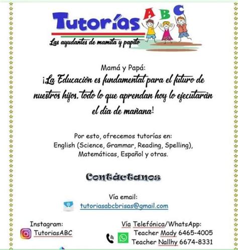 Tutoría niño en Rufina Alfaro Cursos Clases 204035