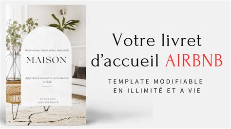 Je Vais Vous Donner Un Template Pour Votre Livre Airbnb