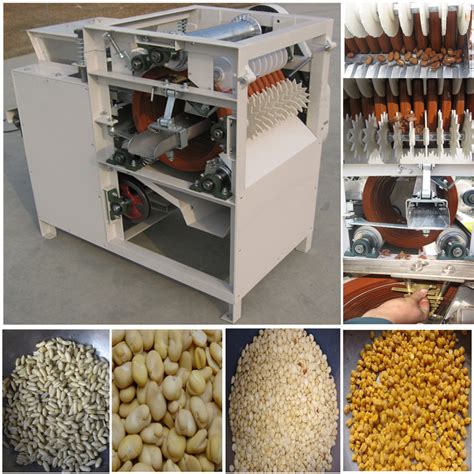 Almond Groundnut Skin Removing Machine Kg H Wet Peanut Skin Peeling