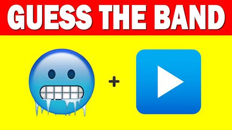 Guess THE BAND By Emoji Popular Music Bands YouTube