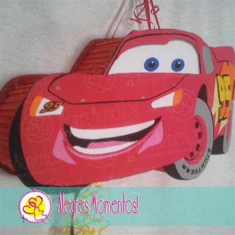 Piñata tematica Cars Rayo McQueen Alegres Momentos