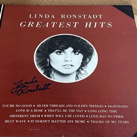 Linda Ronstadt Autograph Record Albums Etsy