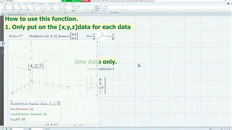 Mathcad P9 Plot 59 How To Plot Text On The 3d Plot Youtube