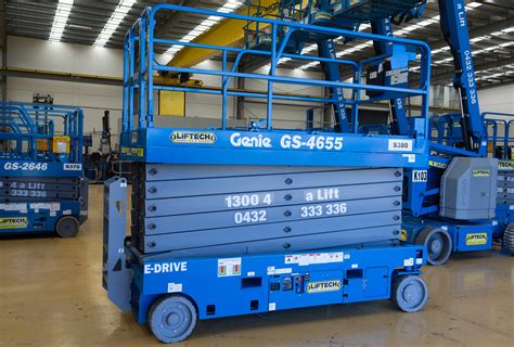 Metre Scissor Lift Genie Gs E Drive Liftech Handling Access