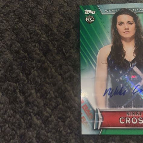 Topps Wwe Women S Division Nikki Cross Autograph Auto