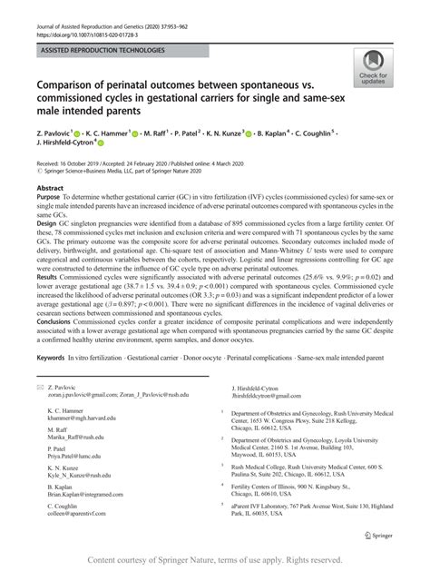 Comparison Of Perinatal Outcomes Between Spontaneous Vs Commissioned