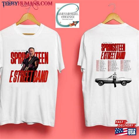 Bruce Springsteen 2023 Tour Shirt And The E Street Band T Shirt Rock