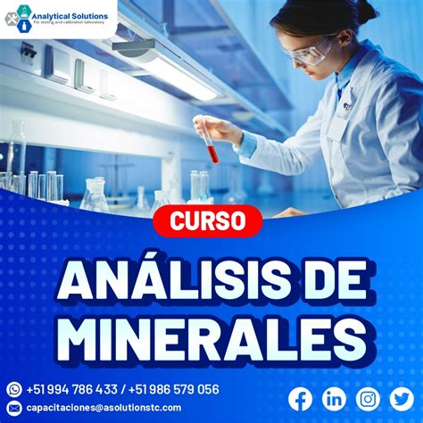 Curso Análisis de Minerales Analytical Solutions For Testing and