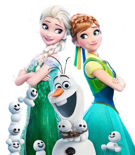 Frozen Movie Elsa Anna Olaf Snowman Characters Free Clipart Png All