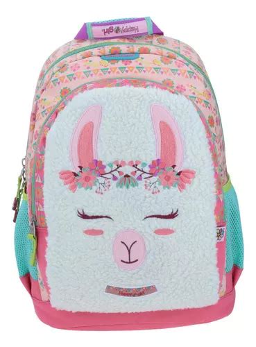 Mochila Grande Rosa Chenson Happy Girl Primary Drama Para N MercadoLivre